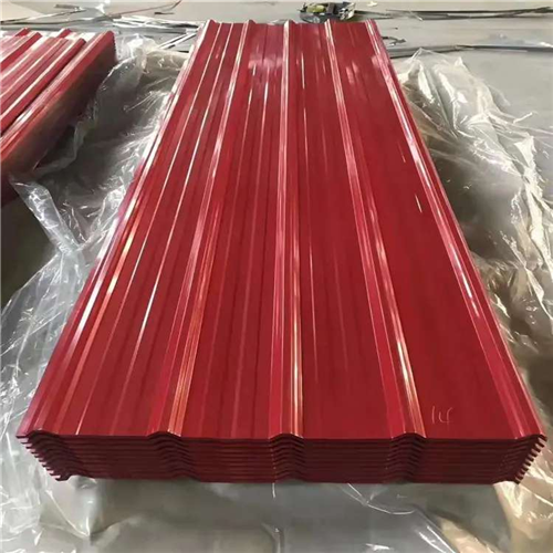 DX51D রঙিন প্রলিপ্ত rugেউখেলান ইস্পাত পত্রক